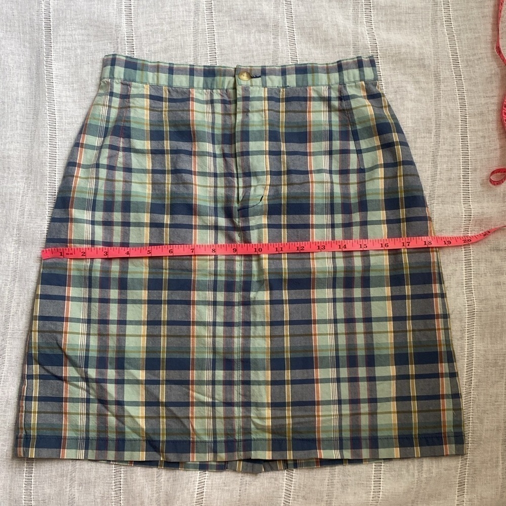 Eddie Bauer 90s plaid knee length skirt. - Picture 7 of 13